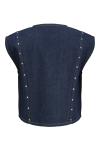 JACK&JONES ORIGINALS JXMAE WAISTCOAT R295 DNM dark blue denim