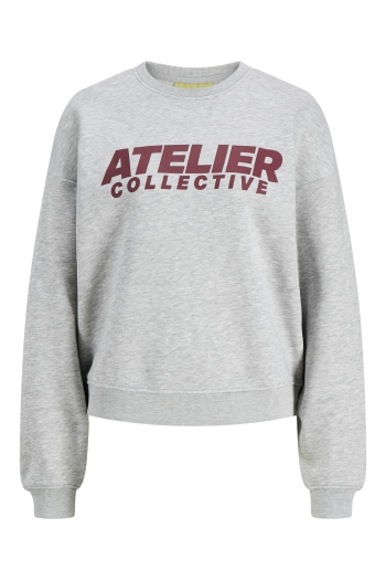 JACK&JONES ORIGINALS JXJACKIE LS RLX PRINT CREW SWT