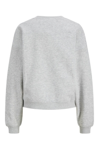 JACK&JONES ORIGINALS JXJACKIE LS RLX PRINT CREW SWT light grey melange/atelier