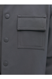 jack en jones boys JCOPOINT COMMUTE TRAVEL SHIRT BF JN: black oyster