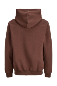 JACK&JONES ORIGINALS JORGRAND SWEAT HOOD deep mahogany