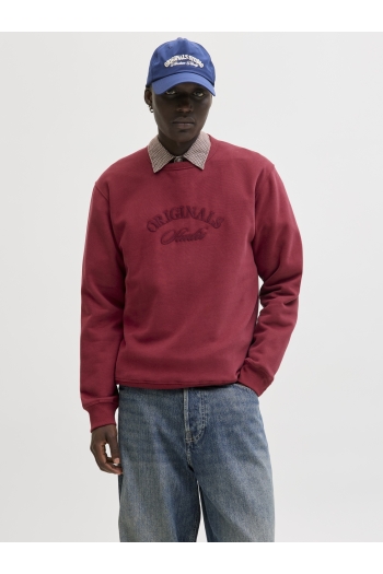 JACK&JONES ORIGINALS JORBLEECKER BRANDING SWEAT CREW BF