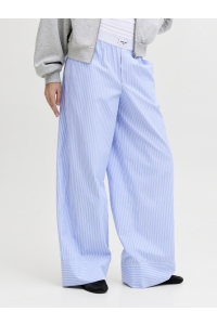 Jack and Jones JXCARO MW POPLIN PANT WVN hydrangea/stripe