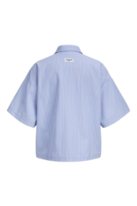 Jack and Jones JXCARO POPLIN SS SHIRT WVN hydrangea/stripe