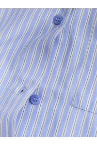 Jack and Jones JXCARO POPLIN SS SHIRT WVN hydrangea/stripe