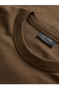 JJEDOVER GRAPHIC TEE SS CREW NECK S: cocoa