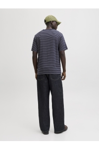 JJEDOVER STRIPED TEE SS CREW NECK S: navy blazer