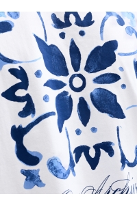 Jack and Jones JJART PRINT TEE SS CREW NECK bright white