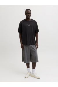 Jack and Jones JJART PRINT TEE SS CREW NECK black