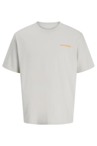 Jack and Jones JJLEMON TEE SS CREW NECK glacier gray