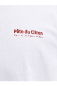 Jack and Jones JJLEMON TEE SS CREW NECK bright white