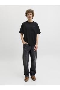 Jack and Jones JJLEMON TEE SS CREW NECK black
