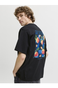 Jack and Jones JJLEMON TEE SS CREW NECK black