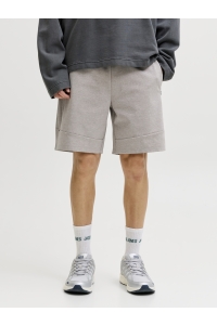 Jack and Jones JPSTGORDON BASE SWEAT SHORTS SRT SN light grey melange