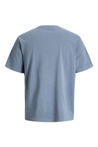 JJEDOVER SLUB TEE SS NOOS blue mirage