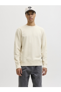 JJEDOVER CLASSIC SWEAT CREW NECK SN antique white