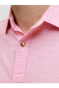 JJESUMMER LINEN BLEND SHIRT L/S SN prism pink