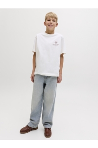 Jack and Jones boys JJIALEX JJNORREBRO SQ 150 SN JNR blue denim