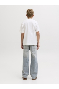 Jack and Jones boys JJIALEX JJNORREBRO SQ 150 SN JNR blue denim