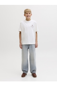 Jack and Jones boys JJIALEX JJNORREBRO SQ 150 SN JNR blue denim