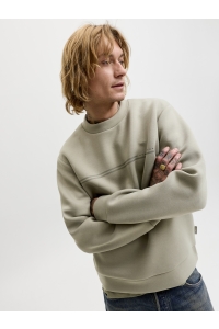 Jack and Jones JCOFUSION SCUBA SWEAT CREW NECK SN vetiver