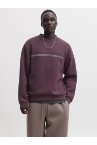 Jack and Jones JCOFUSION SCUBA SWEAT CREW NECK SN fudge