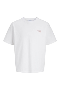 jack en jones boys JJROAR TEE SS CREW NECK JNR bright white