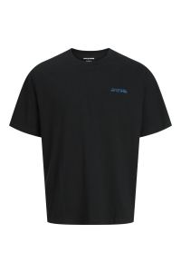 Jack and Jones boys JJLEMON TEE SS CREW NECK JNR black