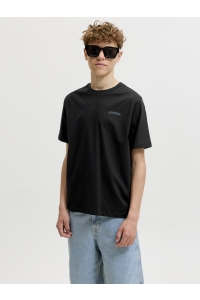 Jack and Jones boys JJLEMON TEE SS CREW NECK JNR black