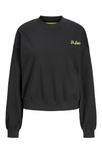 JACK&JONES ORIGINALS JXGIA LOOSE LS PRINT CREW SWT phantom/la siesta