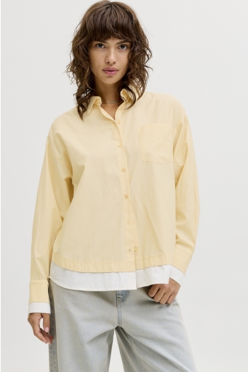 Jack and Jones  JXCARO POPLIN LS DOUBLE SHIRT WVN