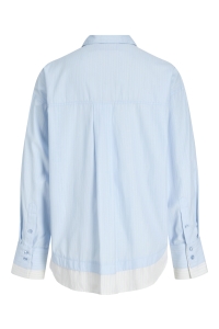 Jack and Jones JXCARO POPLIN LS DOUBLE SHIRT WVN skyway/stripes