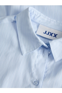 Jack and Jones JXCARO POPLIN LS DOUBLE SHIRT WVN skyway/stripes
