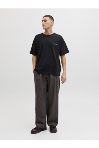 Jack and Jones JORMONTAUK BACK GRAPHIC TEE SSCN EA: black/w. bandana