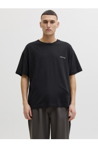 Jack and Jones JORMONTAUK BACK GRAPHIC TEE SSCN EA: black/w. bandana