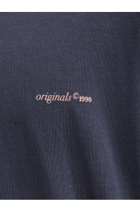 Jack and Jones JORMONTAUK BACK GRAPHIC TEE SSCN EA: odyssey gray/w. bandana