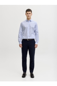 JACK%JONES PREMIUM JPRBLABLACKPOOL PRINT LS SHIRT chambray blue/slimfit