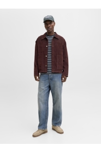 Jack and Jones JORNORREBRO STRIPE TEE SS CN LN sky captain
