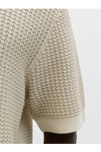 Jack and Jones JPRBLUKINGSLEY KNIT POLO SS LN whitecap gray/twist