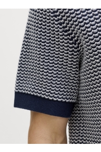 Jack and Jones JPRBLUKINGSLEY KNIT POLO SS LN sky captain/twist