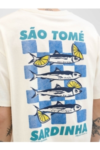 JACK&JONES ORIGINALS JORSARDINHA TEE SS CREW NECK STYD S: egret