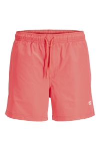 Jack and Jones JPSTMAUI TROPIC SOLID SWIM SHORTS R: hot coral