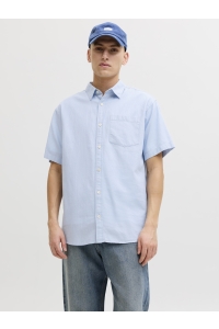 Jack and Jones JORNANTUCKET DOBBY SHIRT SS cashmere blue
