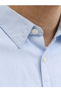 Jack and Jones JORNANTUCKET DOBBY SHIRT SS cashmere blue