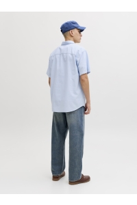 Jack and Jones JORNANTUCKET DOBBY SHIRT SS cashmere blue