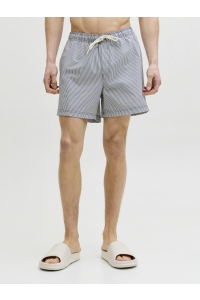 Jack and Jones JPSTMAUI OCEAN SEERSUCKER SWIM SHOR: navy blazer/star white