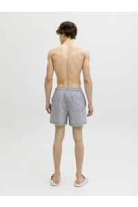 Jack and Jones JPSTMAUI OCEAN SEERSUCKER SWIM SHOR: navy blazer/star white