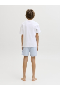 Jack and Jones boys JPSTMAUI WAVE LOGO SWIM SHORTS SN J: celestial blue