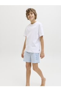 Jack and Jones boys JPSTMAUI WAVE LOGO SWIM SHORTS SN J: celestial blue