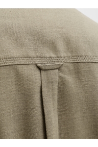 JACK%JONES PREMIUM JPRBLURAYLE LINEN BL. SOLID LS SHIR: mermaid/regular fit